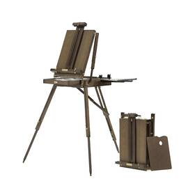Aw-102-yh Atworth French Easel For Painting Deluxe Beech Wooden Field And Studio Sketchb