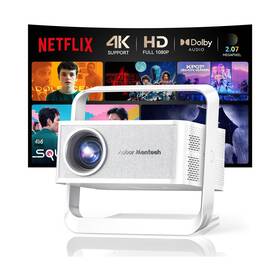 Aubor Mentech 796520793095 Projector With Wifi And Bluetooth Smart 4k Built-in 10 000 Apps F