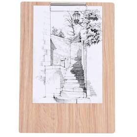 Aynefyt2c571voei Aynefy Wooden Sketching Clipboard 15.75x11.34in Large Size Drawing With Me
