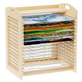 Zl0039 Baoz Art Wall Mountable Drying Rack For Classroom Painting Mobile