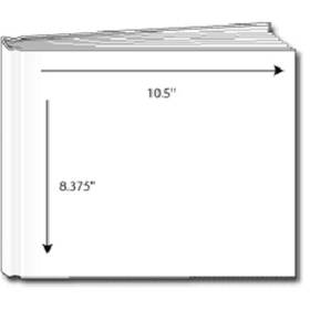 2501b Bare Books Landscape - 6.37 X 8.125 Inch