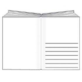 5027b Bare Books Lined - 8.12 X 6.75 Inch