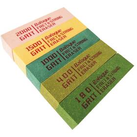 Baroque Ae-472 Fret Polishing Erasers With 180 And 400 1000 1500 2000 Grits Abra