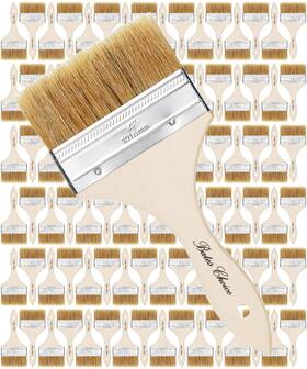 B0dhsm24bp Bates Choice Bates- Chip Brushes 4 Inch 96 Pack Paint With Ergonomic Wooden