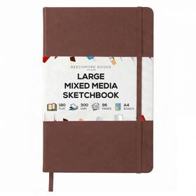 Bmb-bla-sb300 Beechmore Books Heavyweight Mixed Media Sketchbook - A4 8.5 Inch X11 300 Gsm 48 P