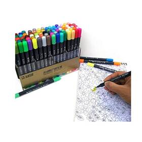 Bemlp05saafdafadffewadfsfds Bemlp 48 Colors Watercolor Dual Brush Marker Soft Flexible Tips For Drawing Blend Inch