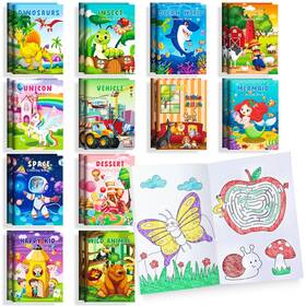 B0d6rc8q3d Benlouis Mini Coloring Books For Kids Ages 4-12 - 12-pack Party Favors