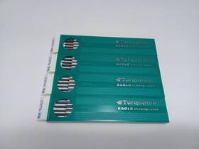 2375-2h Berol Vintage Lot Turquoise Eagle Drawing Leads- 4 Doz. 2375 2h Unused