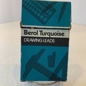 6375 Berol Turquoise 5 Dozen Drawing Leads With 2 Reusable Mechanical Pencils