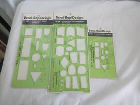 R-541 Berol Rapidesign Templates Standard Logic Symbols Computer Diagramming X3