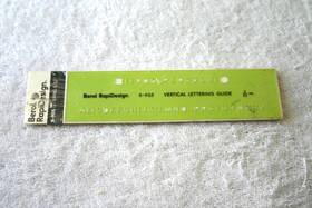 R-905 Berol Rapidesign Template Lettering 5/32 Inch