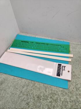 R-965 Berol Rapidesign Microfont Lettering Guide -made In Usa