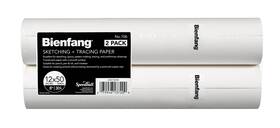 340134w Bienfang Sketching And Tracing Paper Roll White 12 Inches X 50 Yards 2-pack