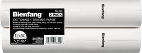 Bienfang 744759479471 Sketching And Tracing Paper Roll White 12 Inches X 50 Yards 2-pack