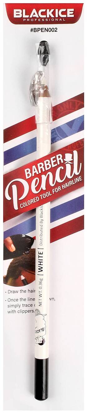5737688 Black Ice Spray Barber Pencil White
