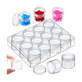 Kz-blulu-10674034 Blulu Clear Bead Organizer Storage Containers Set With 12 Boxes 1.5 X 1