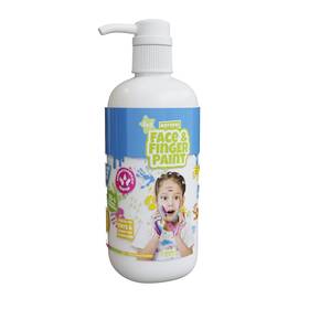 39369  Boti Natural Face And Finger Paint - Flacone Di Vernice A Pompa Manuale 1000 Ml Bianc