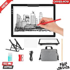 0514 Branded 445044522591 A4 Light Box For Tracing With Carry Bag Board Rechargeable 6 Le