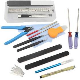 Gd000022 Bxqinlenx Professional 22 Pcs Gundam Modeler Basic Tools Craft Set For Car Model Assemb