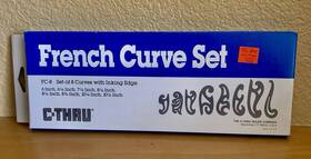 C-thru 088359004559 8-piece French Curve Se
