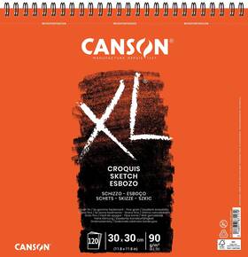 200787117 Canson Xl Sketch Drawing Paper 120 Sheets 30 X Cm 90 G Ivory