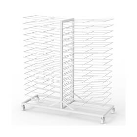 Pr-026mk Caydo 30 Shelves Art Storage Drying Rack Movable Stand With 4 Caste