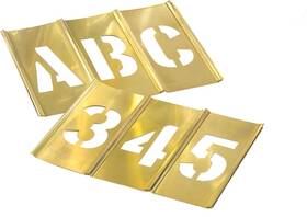 B0012e2i6w Ch Hanson 2 Inch Brass Letters Numbers Set 45 Pc - Craft Sign Decor