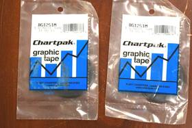 Chabg1251m Chartpak Chart Tape - Bg1251m -lot Of 2