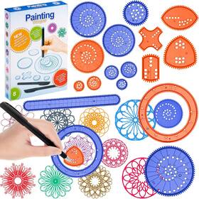 Chivao 313103728796 Spiral Art Gear Geometric Ruler Circle Template For Drawing Plasti