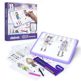 1019574 Claires Claire S Light-up Fashion Designer Led Tracing Tablet - 330-piece Arts And C
