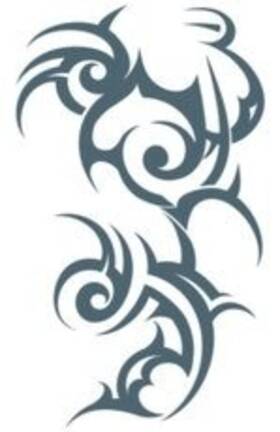 Clearstone 857914003807 Loftus Tinsley Transfers Tribal Tapped Out Tattoo