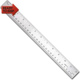 Ssrn-12 Clockwise Tools Inc. Vinca Stainless Steel Office Drawing Ruler 0-12 Inch 0-30cm With Non Sli