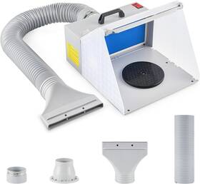 Psb-e420-us Co-z Airbrush Spray Booth With Exhaust Fan Portable Paint L Single