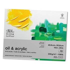 230gsm Colart Americas 884955079683 Professional Oil And Acrylic Paper Pad 16 Inch X 20 10 Sheets 2