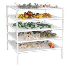 Jyi-colingmill-4469 Colingmill 5 Layer Herb Drying Rack Net Dryer Stand 23.6 X Inch S