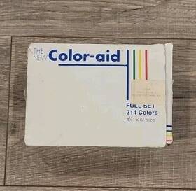 003567 Color-aid Coloraid Full Set 314 Colors 4.5 X 6 Inches Matte Finish Some Are Cut