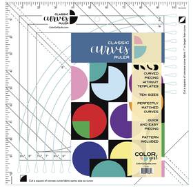 Color Girl Quilts 709998276816 Classic Curves Ruler