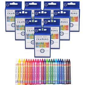 B07vgytxhy Color Swell Bulk Crayons Packs 10 Boxes 24 Colors Teacher Quality Durable For Ho