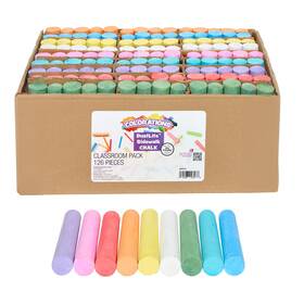B01i0e418y Colorations Sidewalk Chalk Classroom Pack Assorted Set Outdoor Play Screen-fr