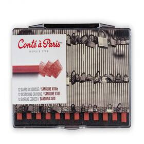 B00iunj0vo Cont Paris Sketching Carre Crayons - Sanguine Xviiith C Pack Of