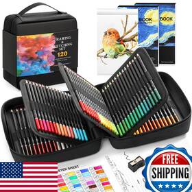 B0dsbblk7j Cool Bank 120 Pack Soft Core Oil Colored Pencils For Adult Coloring Books And Artists