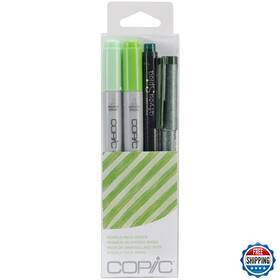 B00icqzfxq Copic Marker Dpgrn Doodle Pack Green - Dual Tip Alcohol Ink