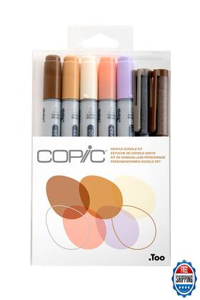 B00icrzozy Copic Ciao Alcohol Markers Doodle Kit People 5 2 Multiliners