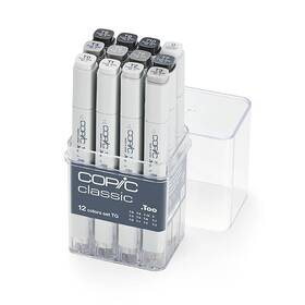 B08v8r8bj8 Copic Classic Alcohol Markers 12pc Set Toner Gray New Version