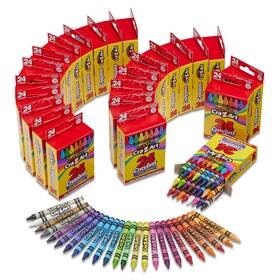 B0fcsmqc6b Cra-z-art Crayons Bulk Pack 24 Count Packs 576 Total