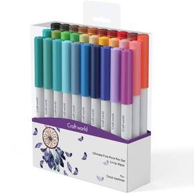 Craft World 761989853055 0.4 Tip Fine Point Pens For Cricut Maker 3/maker/explore 3/air 2 Ultimate Fi