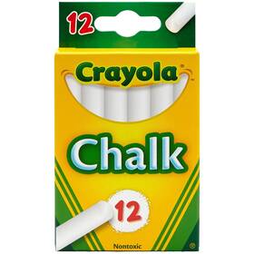 51-0320 Crayola 12 Pack Chalk-white 12/pkg