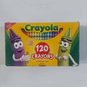 52-0020 Crayola 120 Crayons With Sharpener Included - Different Colors Non-toxic