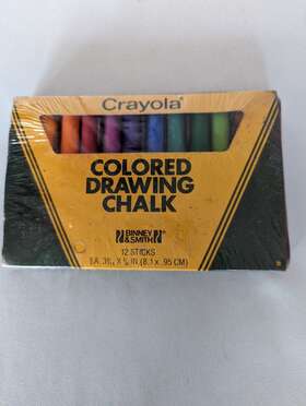 51-0403-0-200 Crayola 60-6112-0-200 Vintage Colored Art Chalk Artista #403 #51-0403-0-200 Binney And Smith Usa