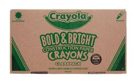 B0015zxrhw Crayola Construction Paper Crayons Classpack 400 Ct 16 Assorted Colors Bulk Scho